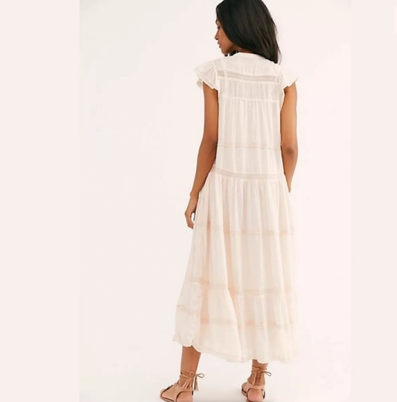 NEW...Free People Midnight Midi Dress - S - Picture 4 of 8